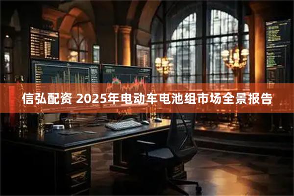 信弘配资 2025年电动车电池组市场全景报告
