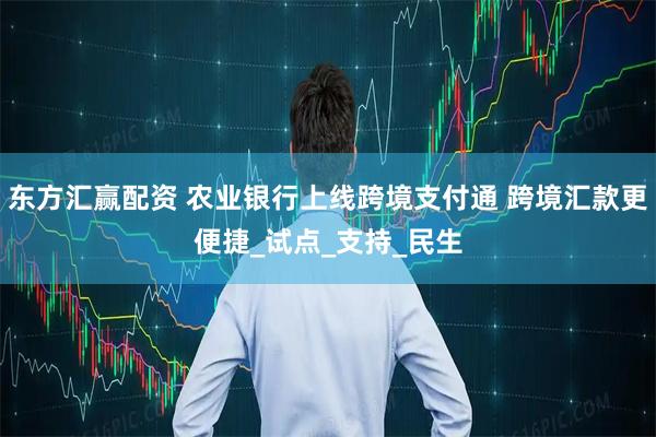 东方汇赢配资 农业银行上线跨境支付通 跨境汇款更便捷_试点_支持_民生